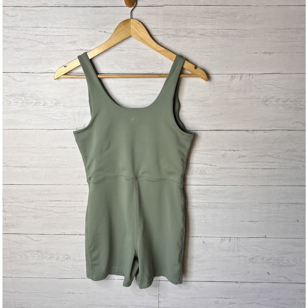 Yogalicious Romper Womens Size Medium Mint Green Lux Core Endurance Yoga Pilates - Picture 12 of 14